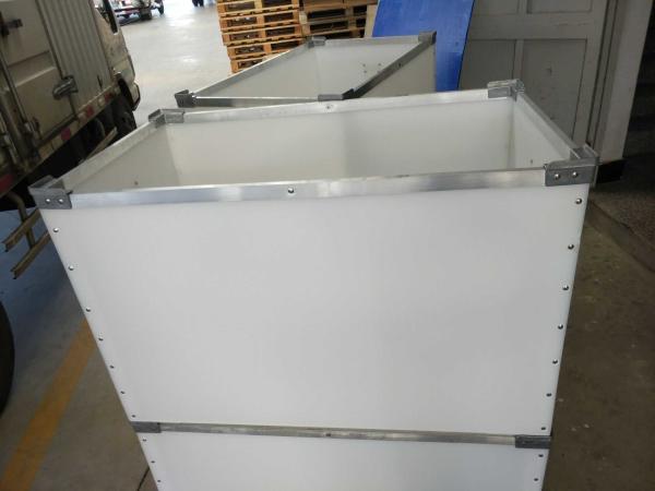 Anti Pressure Foldable Plastic Moving Boxes Lightweight Corrugated PP Box Stackable