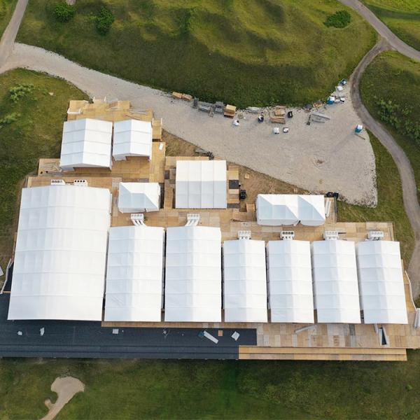 2.5m High Outdoor Event Aluminum Frame Tent Galvanized Steel Support Beam