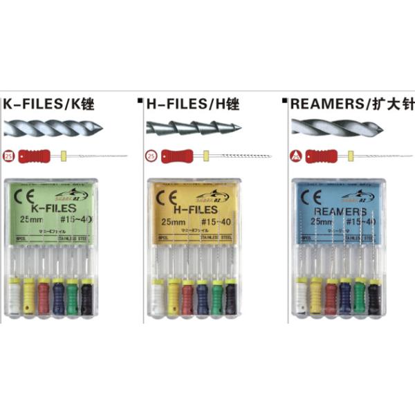K-FILE/H-FILE/REAMERS With Stainless Material