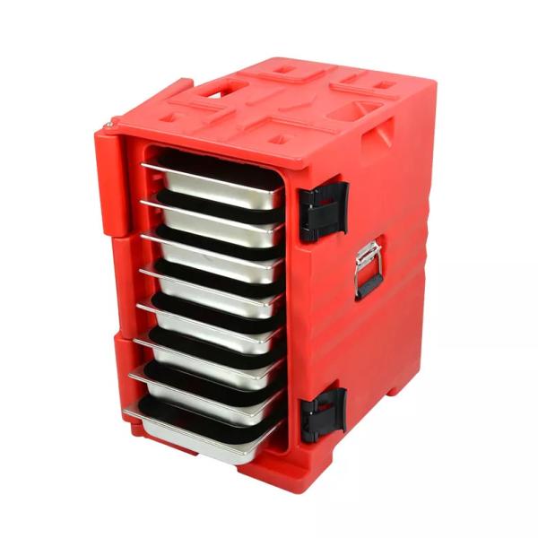 Rotomolding Plastic Insulated Food Pan Carrier Hot Cold Holding 120L