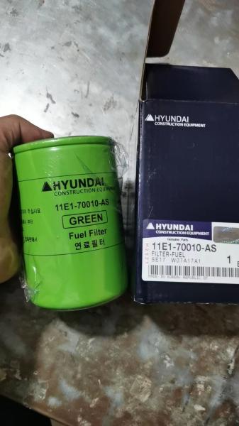 11E1-70010-AS Hyundai Fuel Filter Excavator SPARE PARTS HEAVY MACHINERY SPARE PARTS