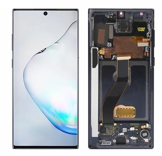 Black Pantalla Lcd Screen And Digitizer Display For Samsung Note 10 Plus Replacement