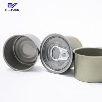 Facile à ouvrir le couvercle Ronde contenant de ferraille D65*34mm Taille 80g Cannes de nourriture pour animaux de compagnie Bleu Jaune