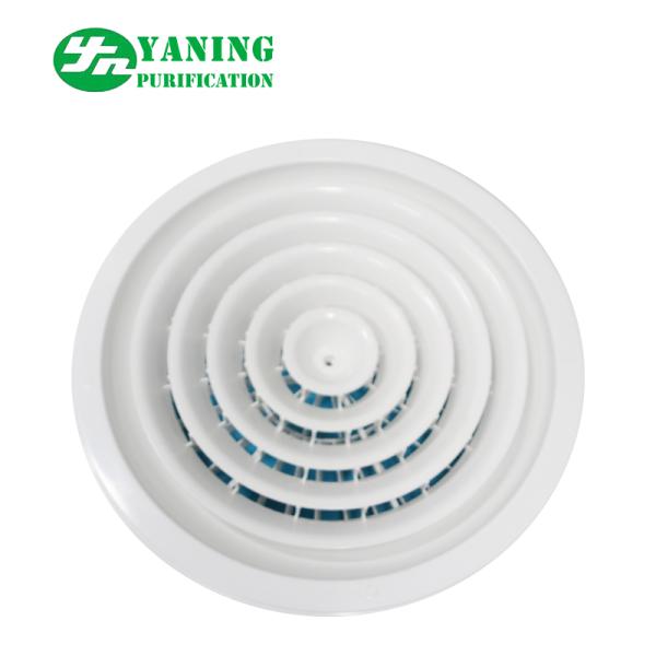 Ventilação do quarto desinfetado do sistema de HVHC, grade redonda de alumínio dos respiradouros de ar