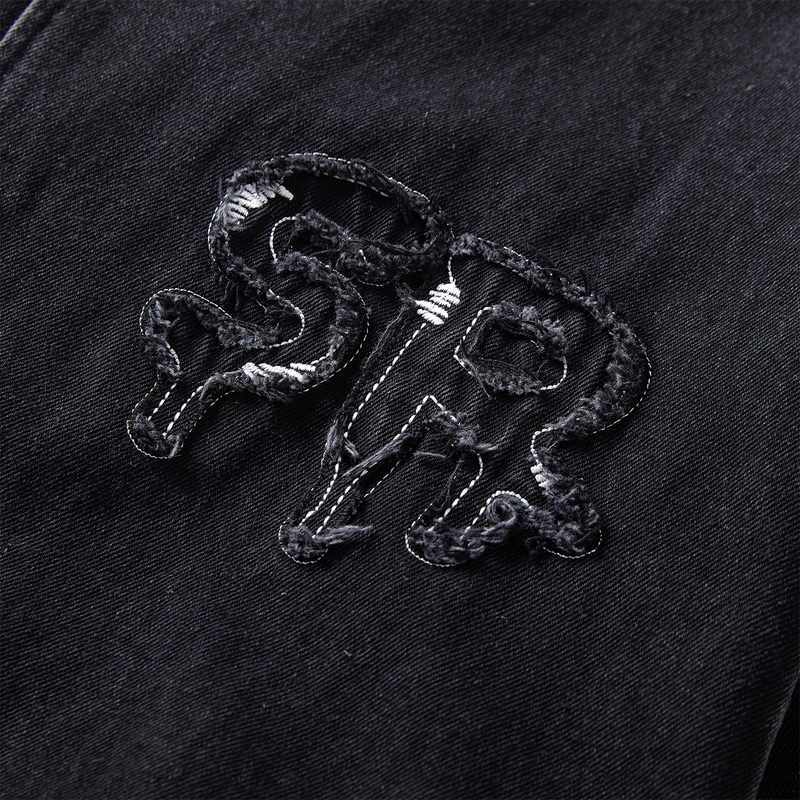 Black Ribbed Hem Long Sleeve youth varsity jacket wholesale Casual Style Office/Commute Custom (YY-25930)
