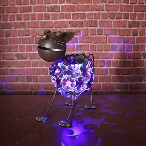 9.8 Inch Cat Solar Statue