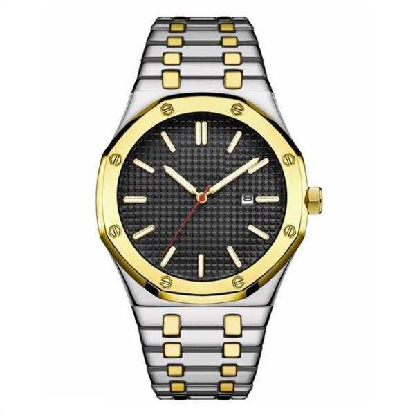 Men Stainless Steel Business Watch Waterproof Calendar Quartz Watch