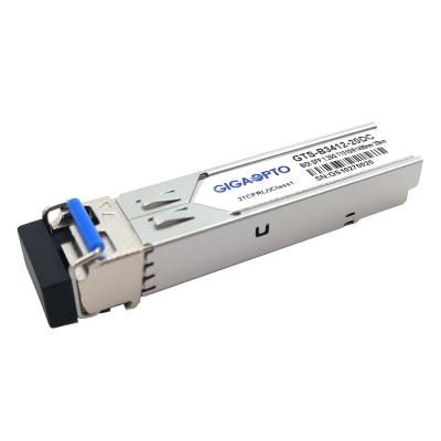 Émetteur-récepteur TX1310nm/RX1490nm 20km LC recto SMF DOM Module de 1000BASE-BX BiDi SFP 1.25G