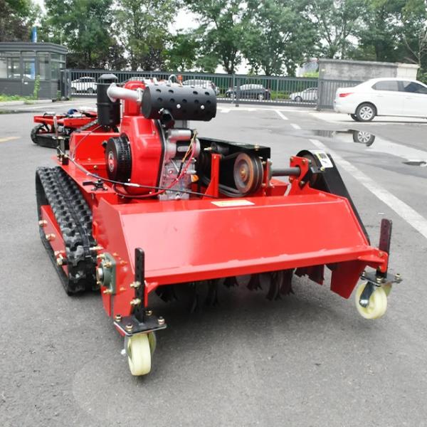 1200mm Remote Control Slope Mower Tractor , Garden Field Flail Lawn Mower