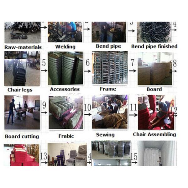 High back  red Auditorium Seats with wooden side board company logo