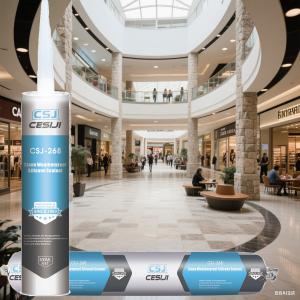 Mastic silicone neutre pour pierre, forte adhérence aux matériaux de construction