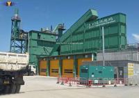Pista de decolagem EAC Asphalt Batch Mixing Plant do aeroporto da autoestrada