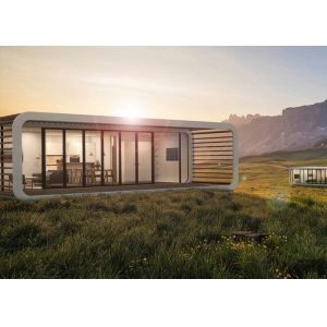Prefab Light Steel Frame Overwater Bungalows Modular Hotel Unit Lodges Cabin
