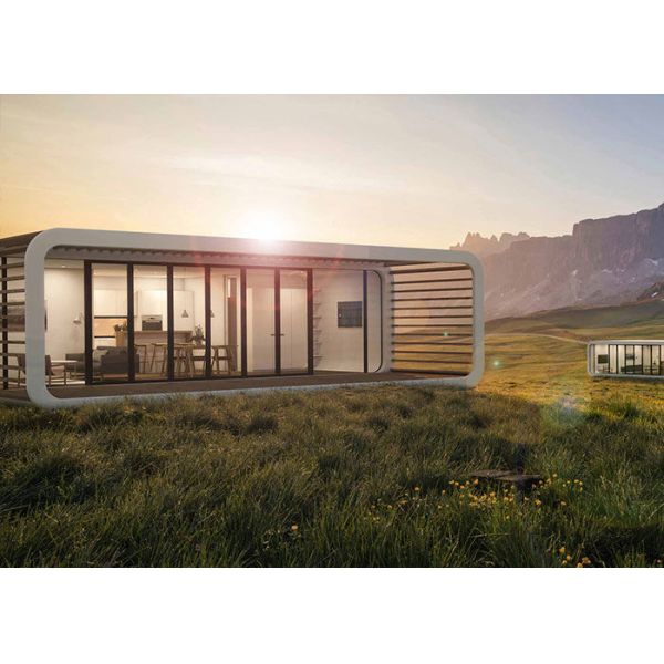 Prefab Light Steel Frame Overwater Bungalows Modular Hotel Unit Lodges Cabin