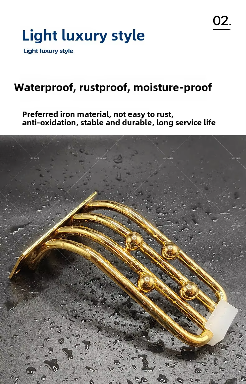Hot Selling Gold Metal Sofa Legs Iron Furniture Chair Legs with Decorative Features for Kitchen Use Accessories for Table