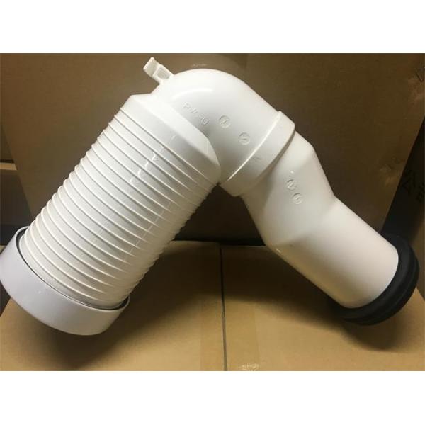 3mm Thickness Toilet Pan Connector PVC Water Fitting Corrosion Resistance