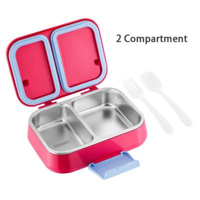 800ML Stainless Steel Lunch Box Ideal for Hot and Cold Foods Dishwasher Safe