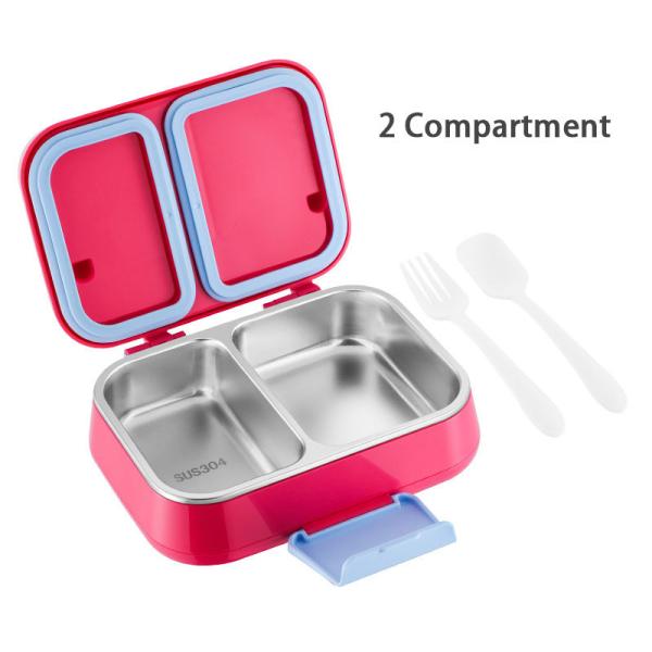 800 ml boîte à lunch en acier inoxydable idéal pour les aliments chauds et froids lave-vaisselle