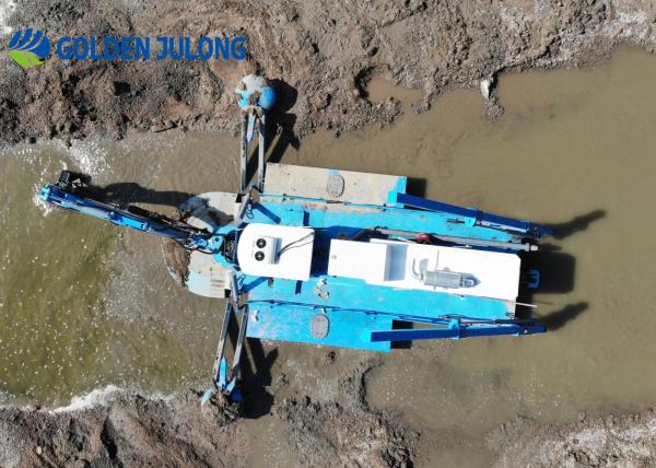 JULONG Hydraulic Amphibious Multipurpose Dredger Manufactured Using The Highest Standard