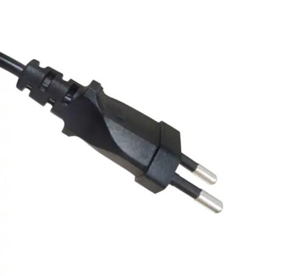 Flexible EU AC Power Cords Lightweight Electric Extension Cord 2 Pin