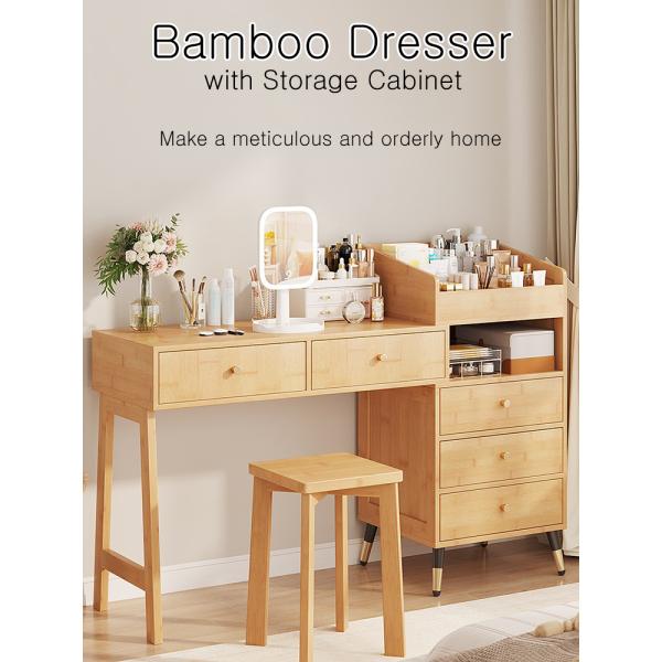 Intergrated Vanity Desk, Makeup with Drawers, Writing Table Dressing , Bedroom Furniture Set