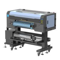 Impresora DTF UV de 60 cm con I3200 Cabezas de impresión ab Película Máquina de impresión de etiquetas de cristal para botella