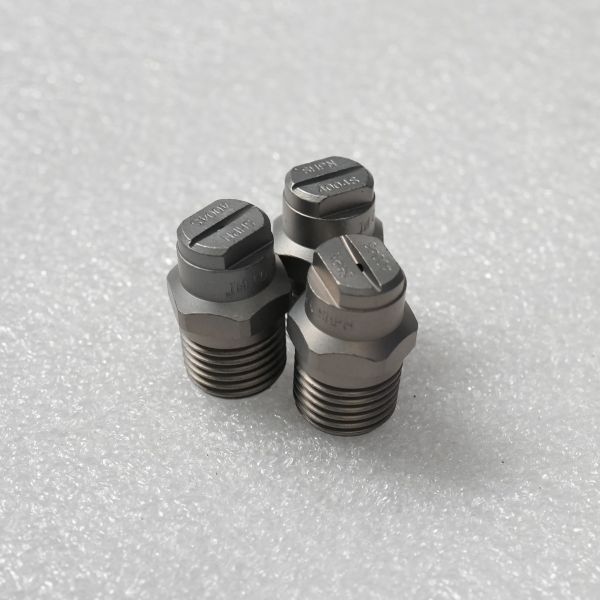 Ultra-Wear-Resistant Stainless Steel High-Pressure Nozzle - Stable Flow Fan/Cone Spray Nozzle for Industrial Water Jet & Sanitation Cleaning