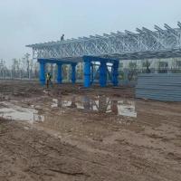 Q355B Pipe Steel Truss Bridge Galvanization Or Painting Corrosion Prevention