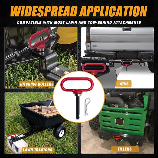 5/8 pulgadas de pin y deslizamiento mini excavadora de pin de enganche rápido zincado pin de enganche con hueco