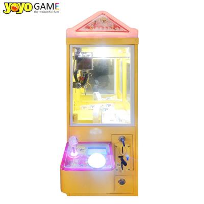 Pequena Máquina de Grãos de Garra Moeda Operada Jogos Mini Plush Toy Máquina de Venda Com Acetador de Bill