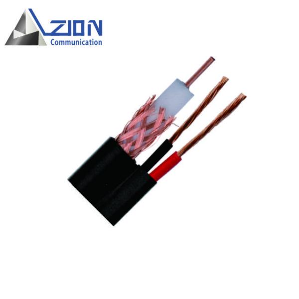 Siamese Cable UL CM RG59/U CCTV Coaxial Cable 20 AWG BC + 18 AWG CCA Power