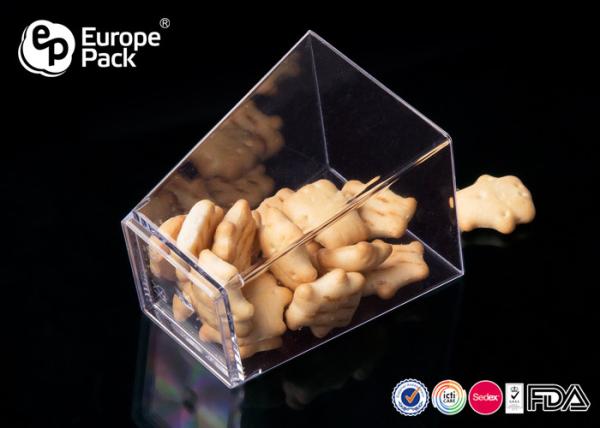 Ice Cream Disposable Dessert Plastic Containers 5 Oz For Party / Wedding