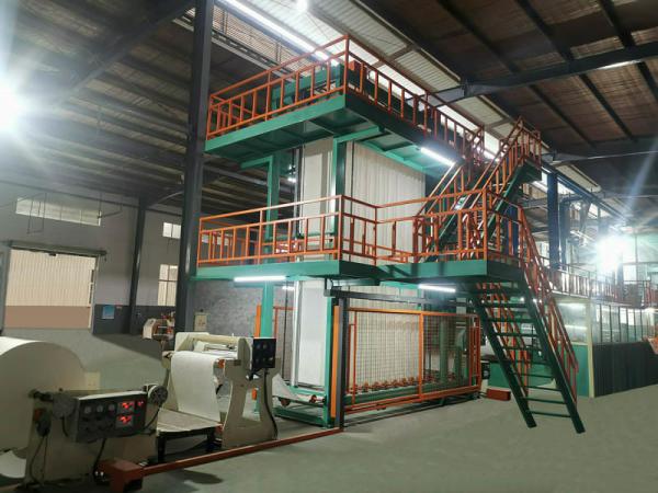 Speed 0-30m/min Waterproof Membrane Production Line Wide Range Winding Thickness Steel Material
