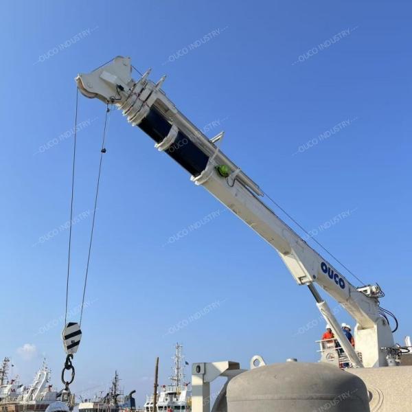 4T20M Explosion-Proof Telescopic Boom Marine Crane