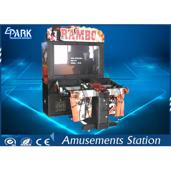 Machines de pointe modernes d'arcade de tir avec les lumières lumineuses de LED