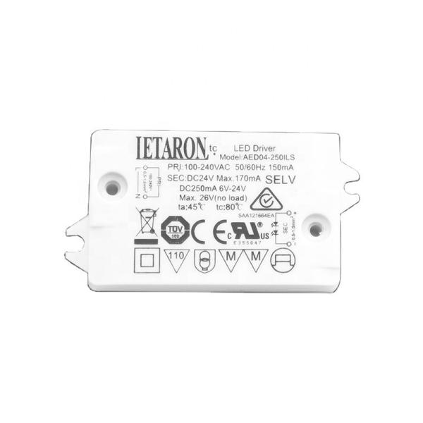 50/60Hz 51.5x33x17 Universal LED Driver LETARON 170/300mA 3.6/4W