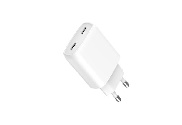 Enchufe de la UE USB A y USB C Carga rápida Cargador de pared USB GaN QC Adaptador de cargador de pared USB A
