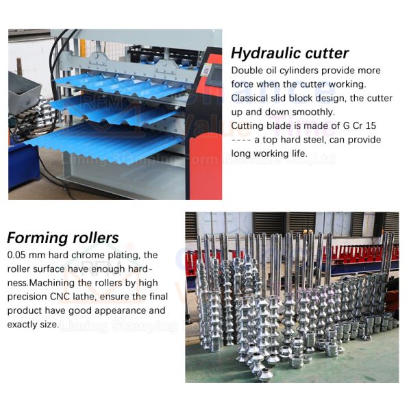 Full Automatic Three Layer Metal Roofing Sheet Making Roll Forming Machine