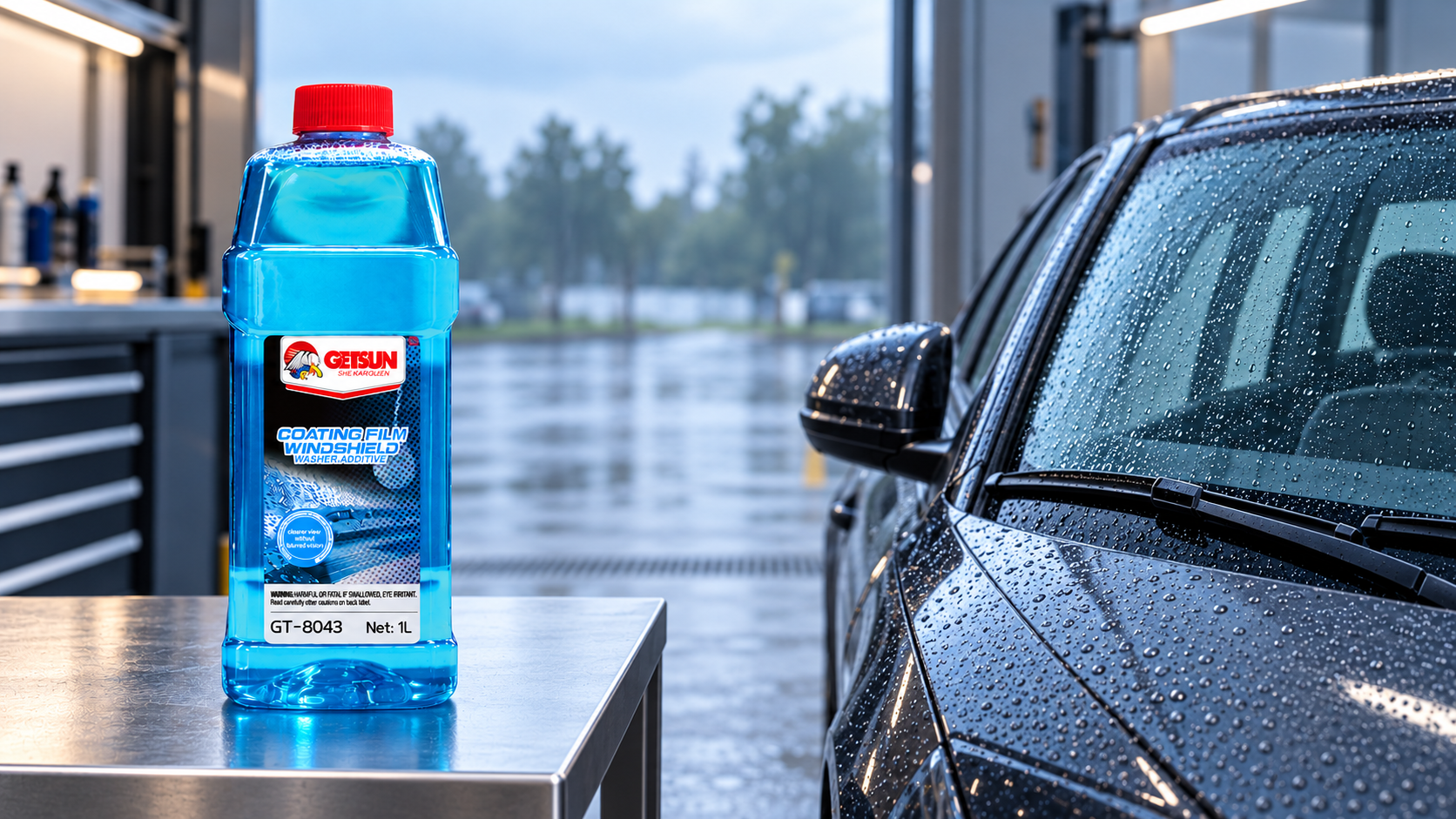 GETSUN GT-8043 1L Water-Repellent Windshield Washer Fluid