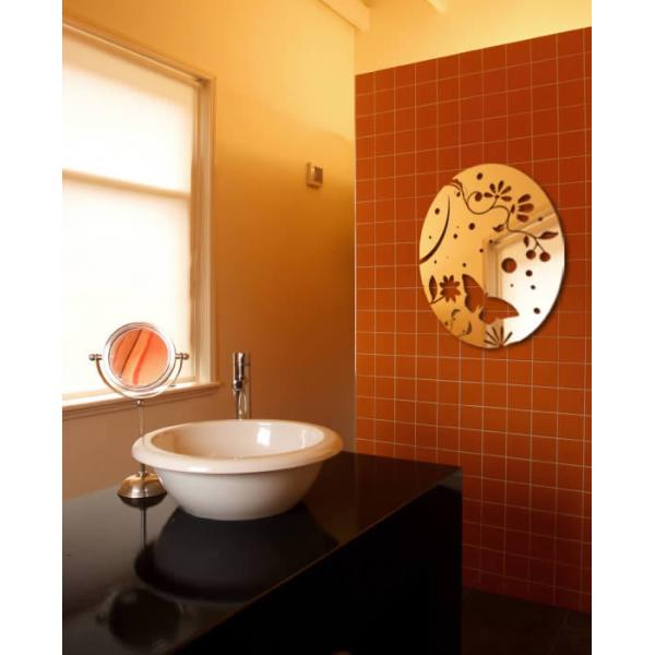 CM-001 Decorative Acrylic Bathroom Wall Mirror Sticker Used for Printed wall