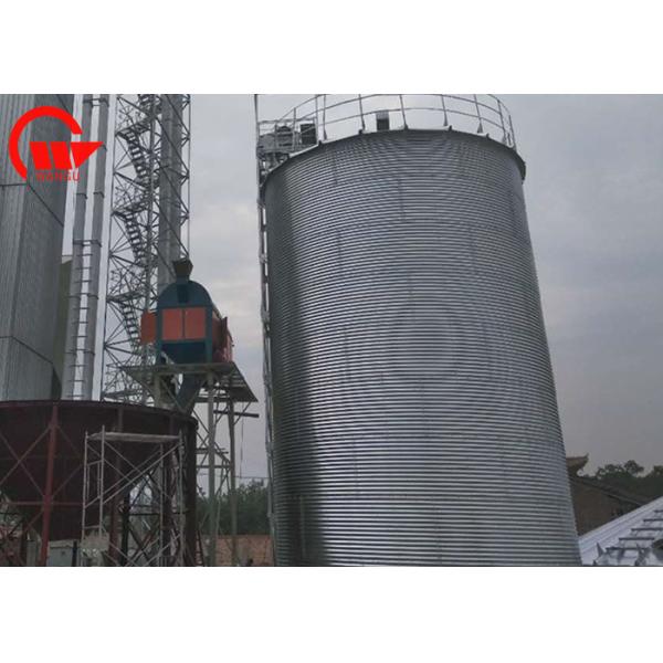 Instalación fácil de acero empernada de Silo de grano de la asamblea 12 meses de garantía