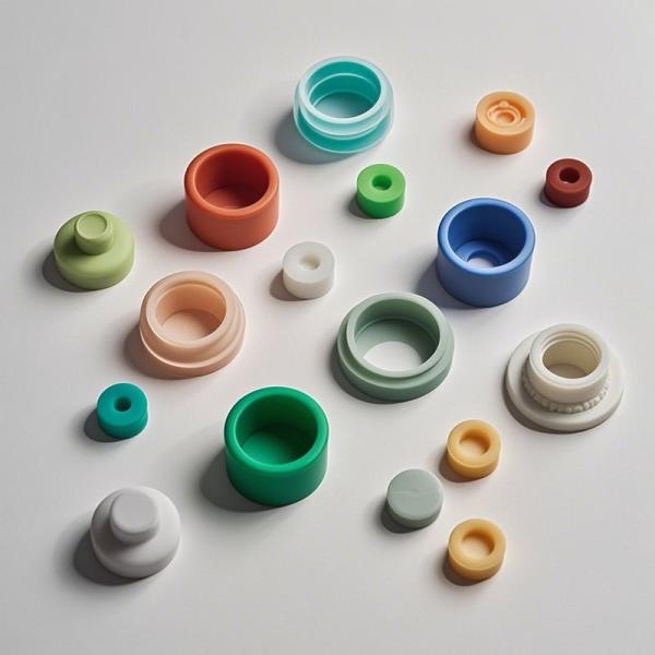 Custom Temperature Resistance Silicone Moulding Parts For Industrial 15-95 Shore A