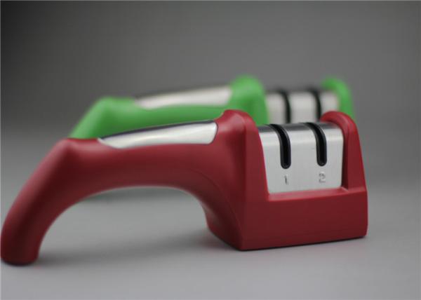 Red Eco - Friendly Diamond Wheel Knife Sharpener For Ceramic Knives 205*65*52mm