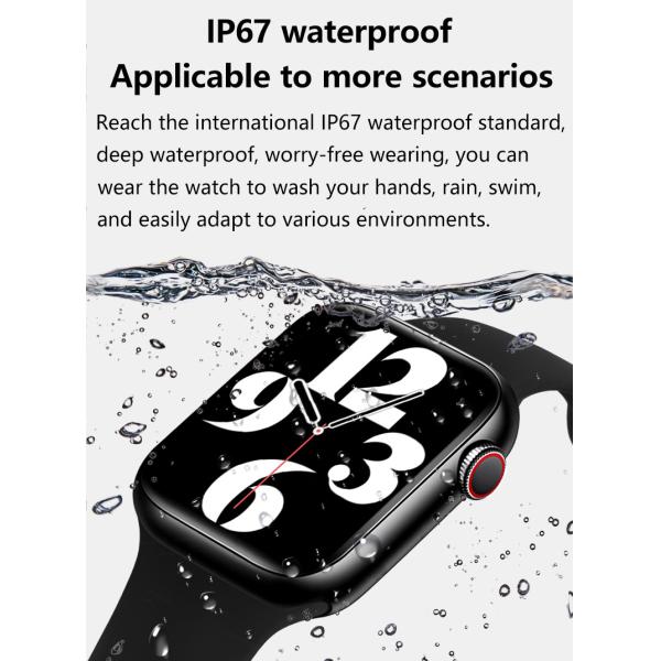 W9 Square Shape Smartwatch Bracelet Steward Charger Ip67 Heart Rate Blood Pressure Bracelet