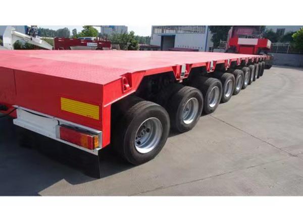 Multi Rotary Axles 100-300 Ton Hydraulic Modular Trailer For Heavy Machine Loading