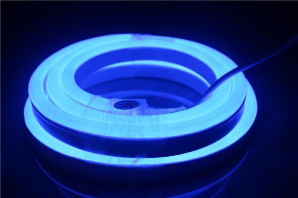 14x26mm Semi transparente PVC super brilhante 220v multicolor LED neon flex luz para edifícios