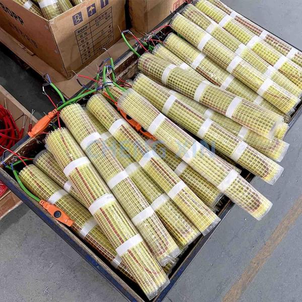 Waterproof Flexible Heating Cable Mat For Safe Temperature Regulation In Homes Offices