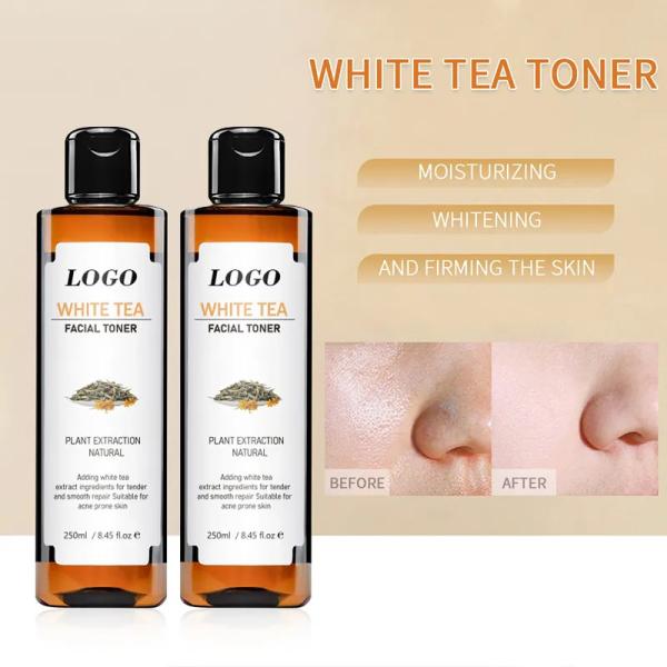 Toner facial blanchissant OEM pour l'hyperpigmentation, éclaircissant la peau