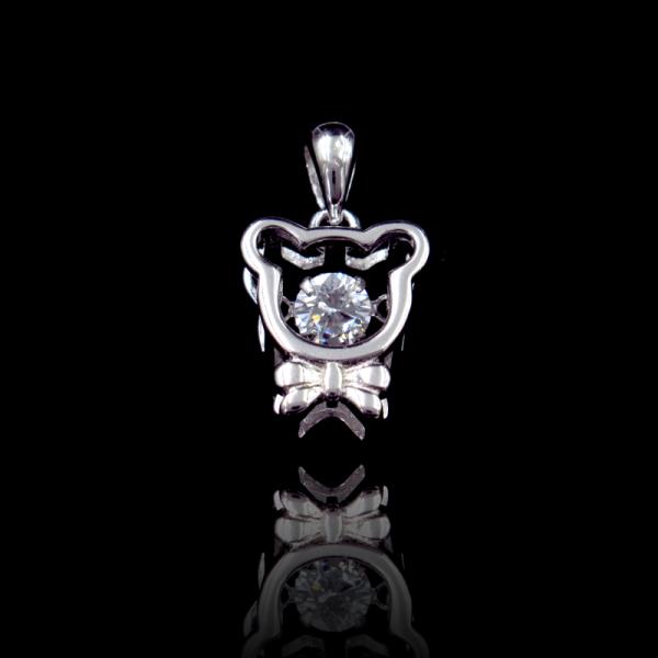 Unique Music Meaning Pendant Treble Clef Simple Pure Silver Jewelry