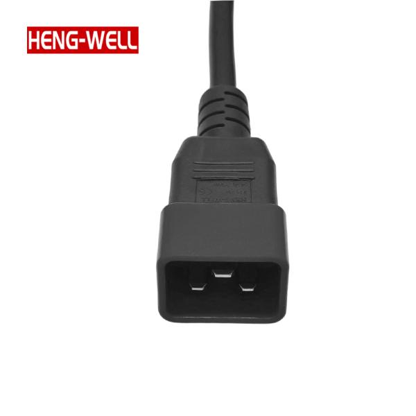 IEC C19 à C20 Corde électrique de prolongation 220V 16A 3,0m